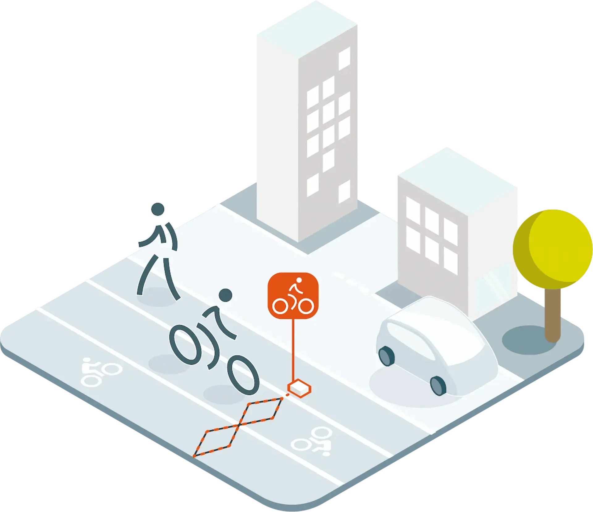 Conte todos os ciclistas na sua infraestrutura com o Easy ZELT.