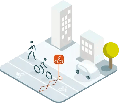 O Easy ZELT é o melhor contador para efetuar estudos de contagem de bicicletas a curto prazo.