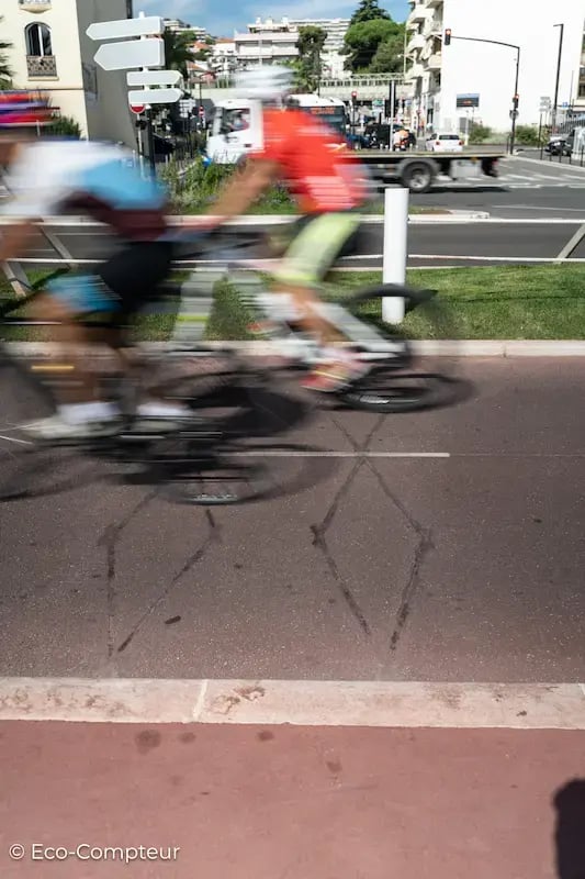 Contar, distinguir os utilizadores e descobrir a sua direção e velocidade.
